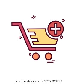 Cart icon design vector