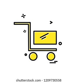 Cart icon design vector