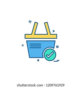 Cart icon design vector