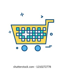 Cart icon design vector