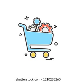 cart icon design vector