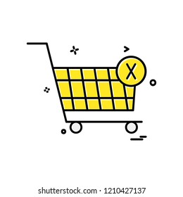 Cart icon design vector