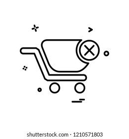Cart icon design vector