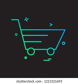 Cart icon design vector