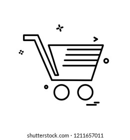 Cart icon design vector