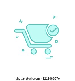 cart icon design vector