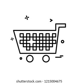 Cart icon design vector