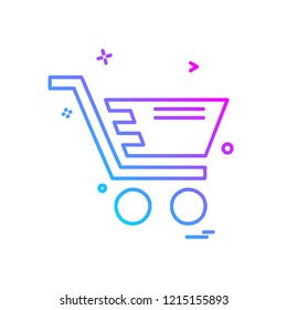 Cart icon design vector