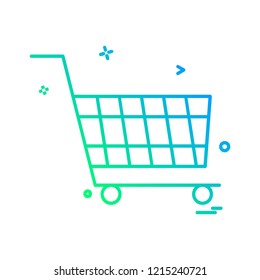 Cart icon design vector