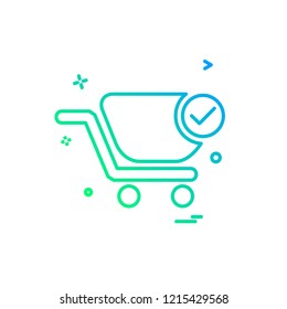 cart icon design vector