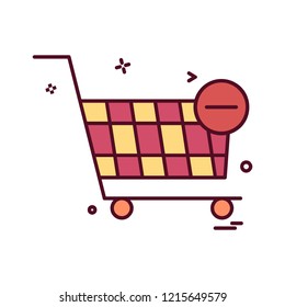 Cart icon design vector