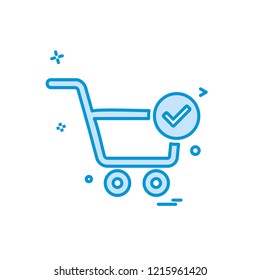 cart icon design vector