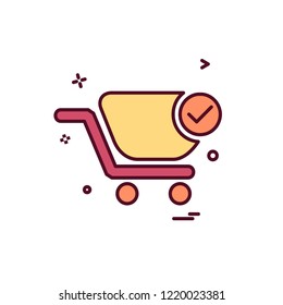 cart icon design vector