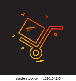 Cart icon design vector