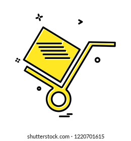 Cart icon design vector