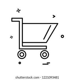 Cart icon design vector