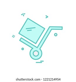 Cart icon design vector