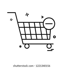 Cart icon design vector