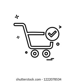 cart icon design vector