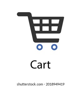 cart icon design vector graphics