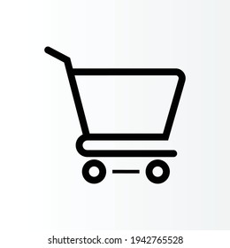 cart icon design vector for multiple use 