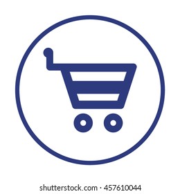   Cart  icon. Flat design.