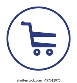  Cart  icon. Flat design.