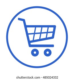  Cart  icon. Flat design.