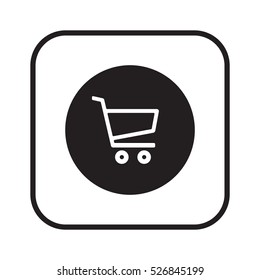  Cart  icon. Flat design.