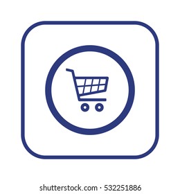  Cart  icon. Flat design.