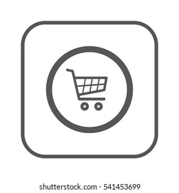  Cart  icon. Flat design.