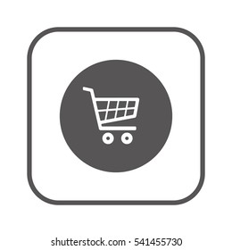  Cart  icon. Flat design.