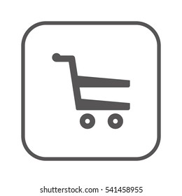   Cart  icon. Flat design.