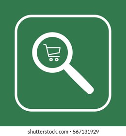  Cart  icon. Flat design.
