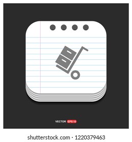 cart icon - Free vector icon