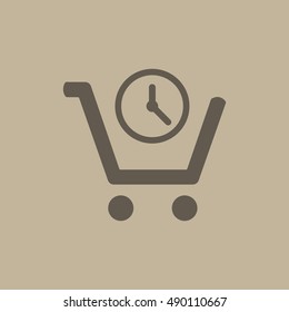 Cart icon illustration isolated vector sign symbol