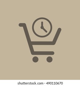 Cart icon illustration isolated vector sign symbol