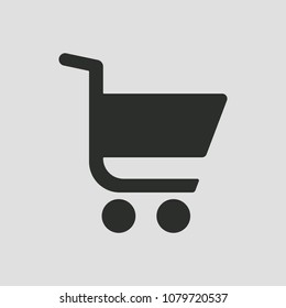  Cart  icon, isolated. Flat design..