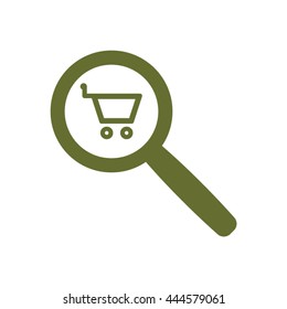 Cart    icon,  isolated. Flat  design.