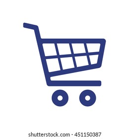 Cart    icon,  isolated. Flat  design.
