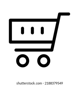 cart icon or logo isolated sign symbol vector illustration - high quality black style vector icons
