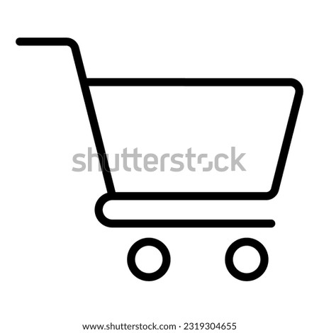 cart icon on transparent background