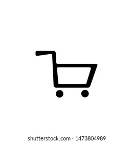 Cart icon. Shopping basket symbol