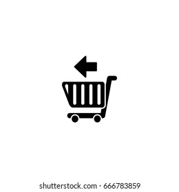 cart icon. sign design