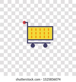 cart icon sign and symbol. cart color icon for website design and mobile app development. Simple Element from business collection collection for mobile concept and web apps icon.