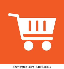 Cart icon, stock vector illustration, EPS10.