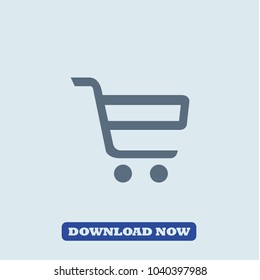 Cart Icon, Vector