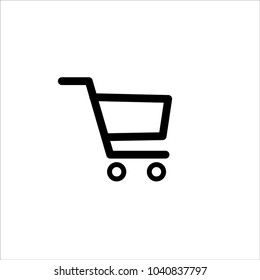 Cart Icon Vector Stock Vector (Royalty Free) 1040837797 | Shutterstock