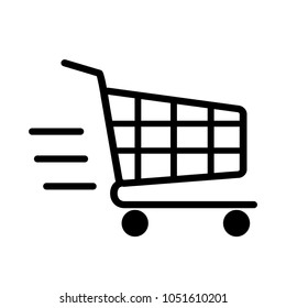 Cart icon vector