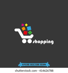 Cart icon vector.